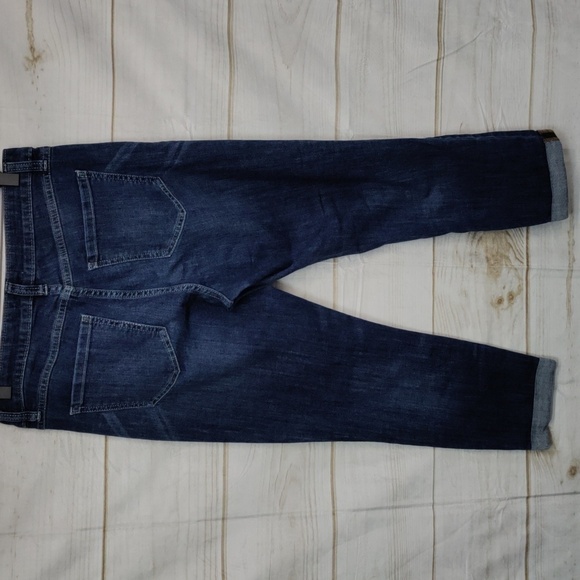 Lc Lauren Conrad Denim Cuffed Skinny Crop, Size 8 - Picture 7 of 11